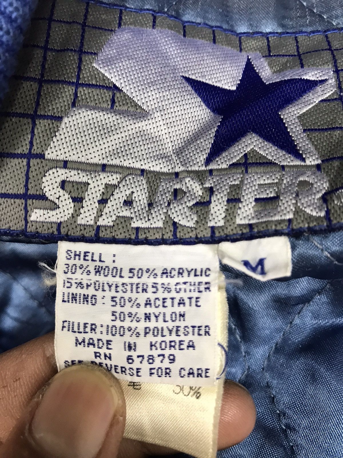 Giant × NFL × Starter Giants NFL Quilted Lining Baseball Jackets Size US M / EU 48-50 / 2 - 14 Thumbnail