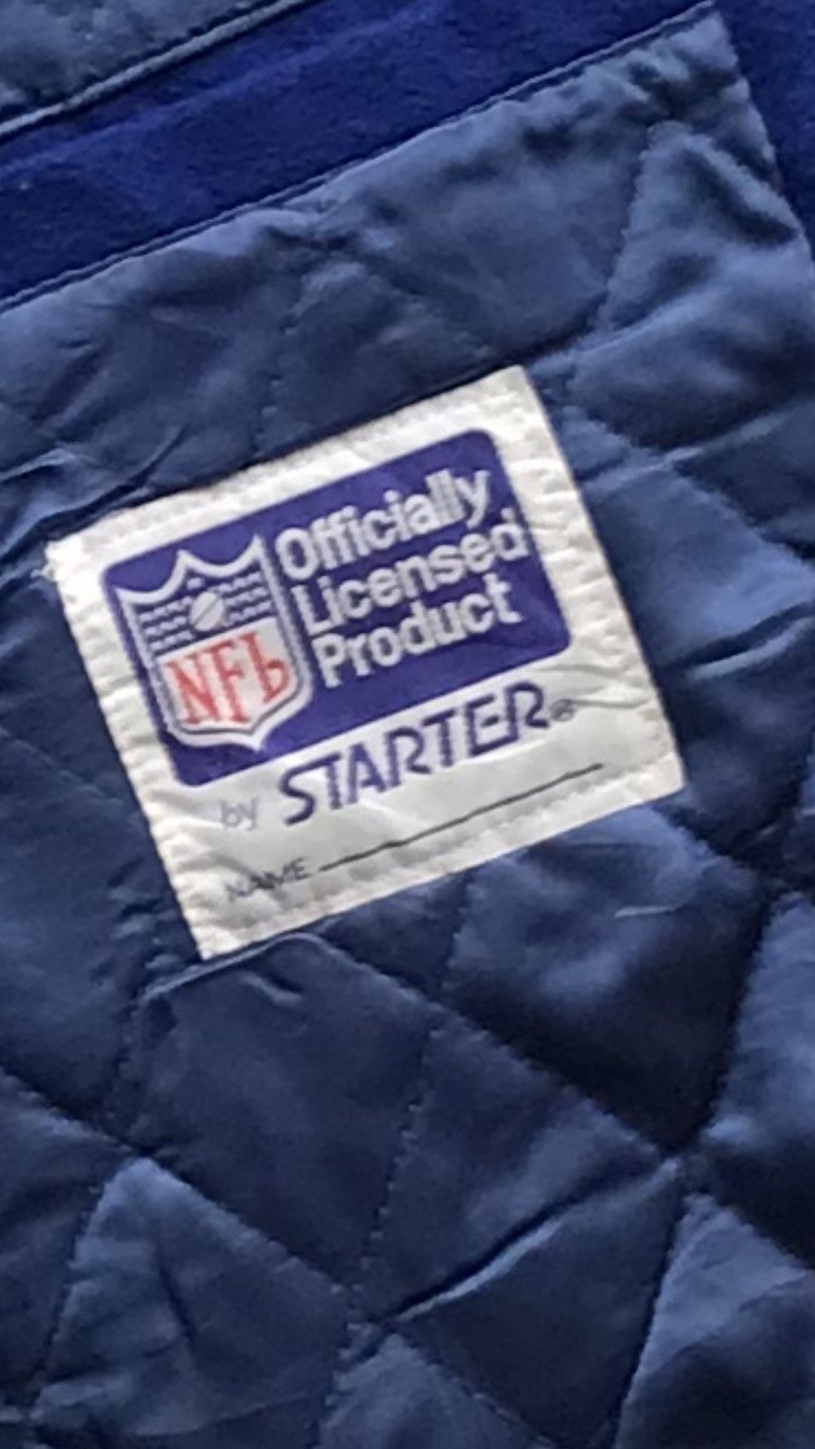 Giant × NFL × Starter Giants NFL Quilted Lining Baseball Jackets Size US M / EU 48-50 / 2 - 16 Thumbnail
