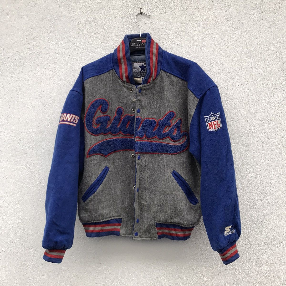 Giant × NFL × Starter Giants NFL Quilted Lining Baseball Jackets Size US M / EU 48-50 / 2 - 1 Thumbnail