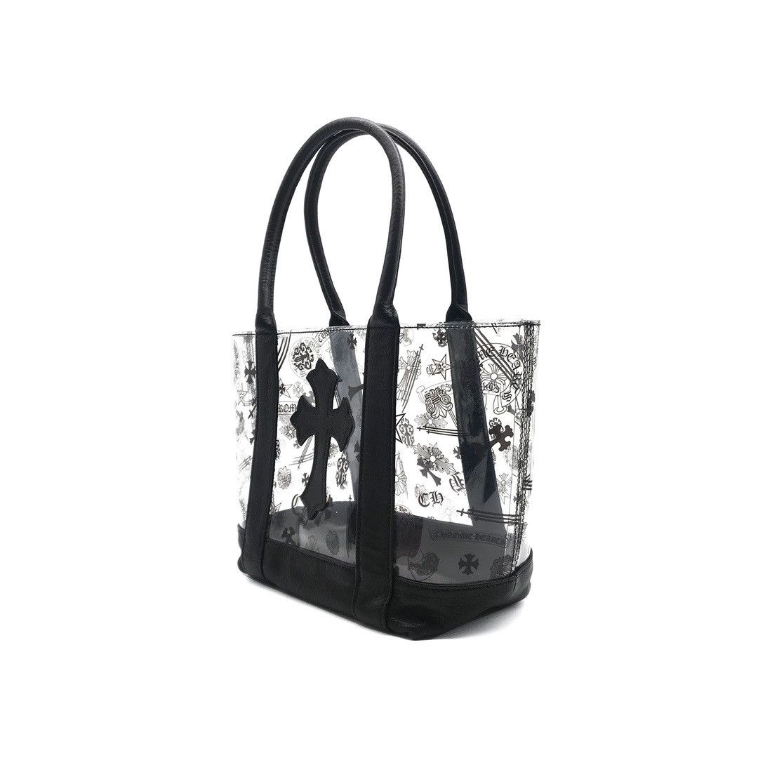 Chrome Hearts Chrome Hearts Black PVC Cross Patch Mini Tote Bag Size ONE SIZE - 3 Thumbnail
