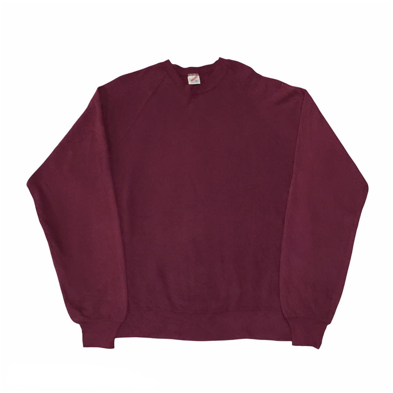 Jerzees Vtg Jerzees Plain Sweatshirt Made in Usa Size US XL / EU 56 / 4 - 1 Thumbnail