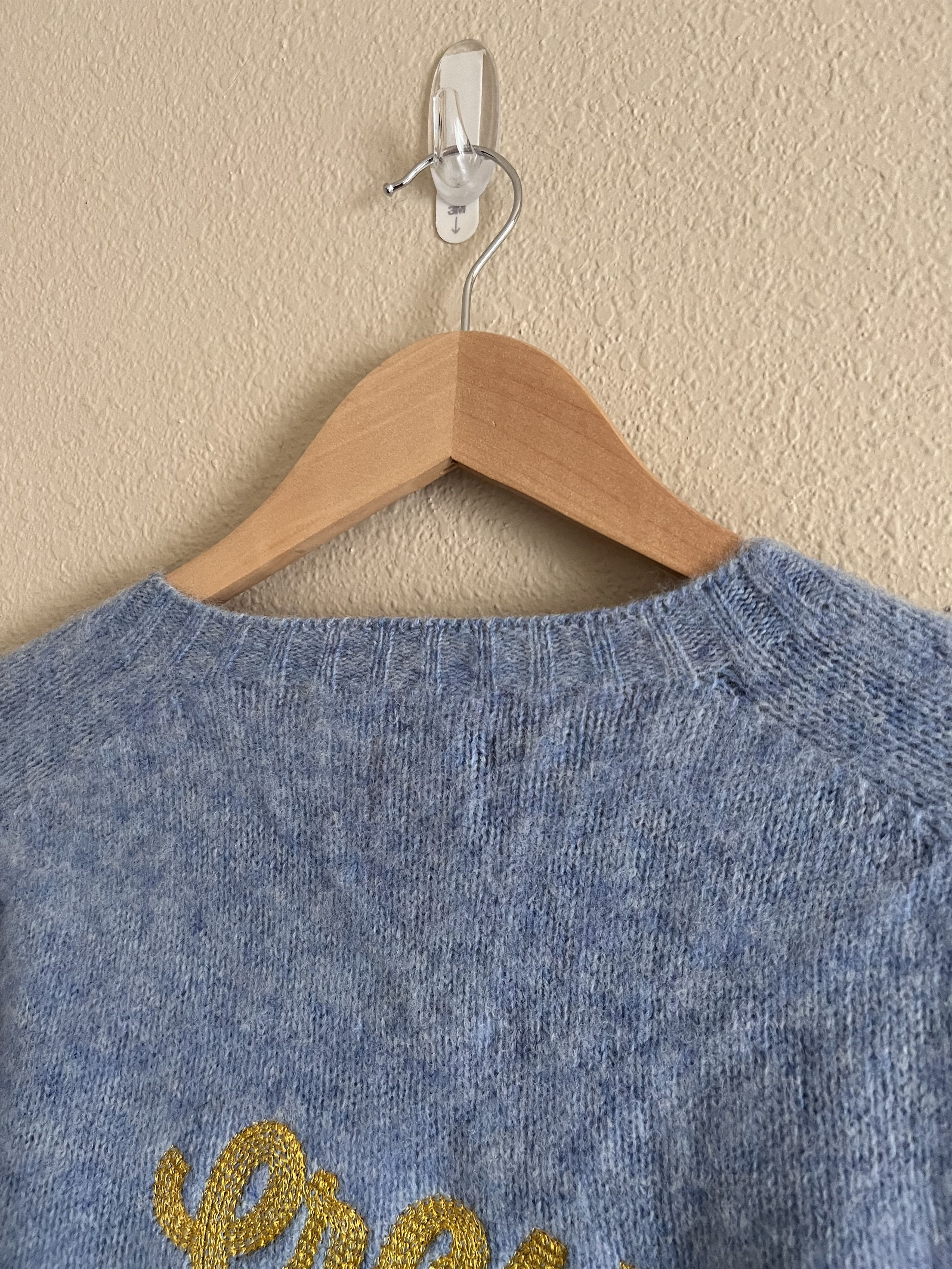 Noah Noah Cross Country Shetland Sweater Ice Sea Size US L / EU 52-54 / 3 - 8 Thumbnail