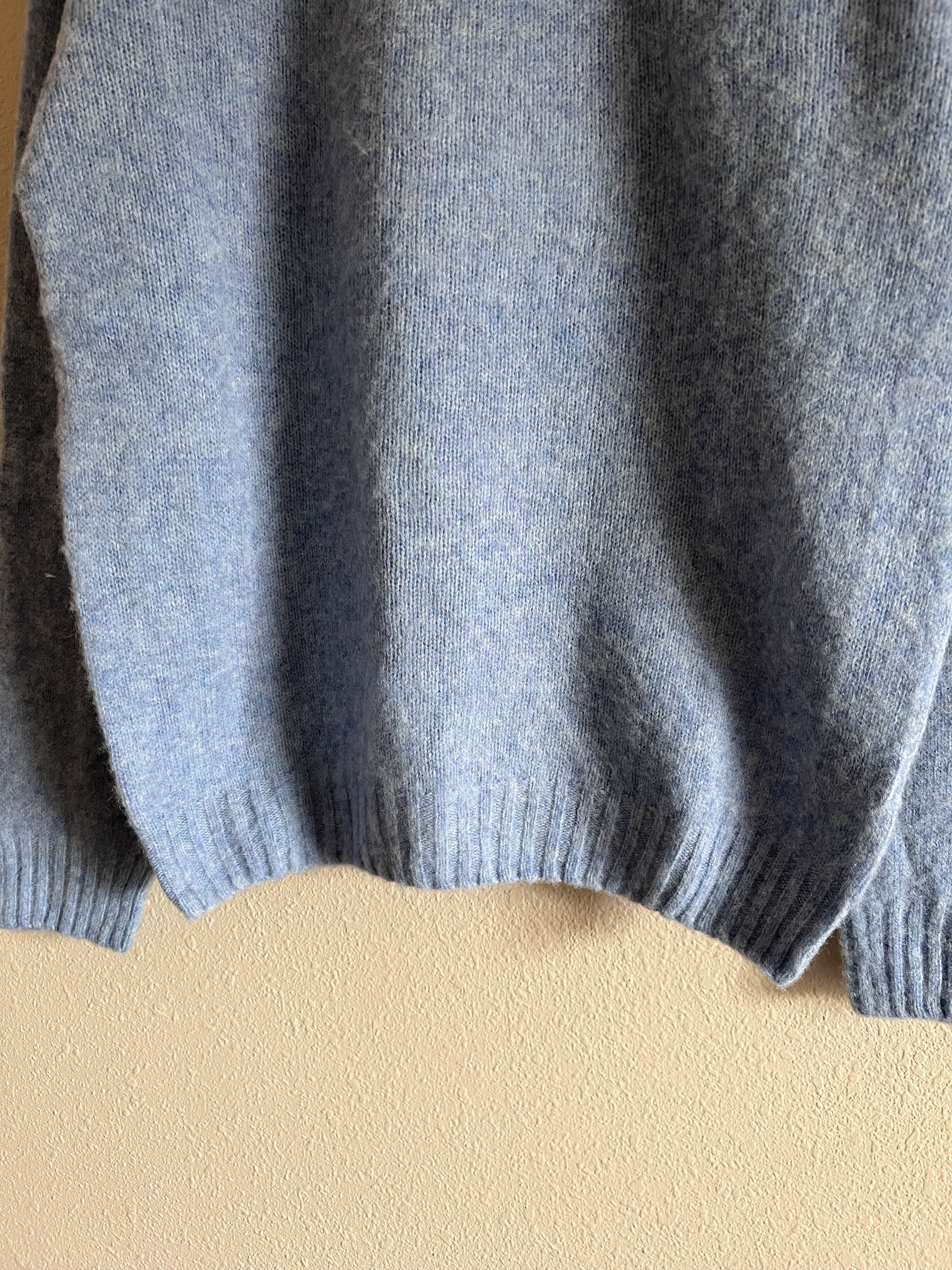 Noah Noah Cross Country Shetland Sweater Ice Sea Size US L / EU 52-54 / 3 - 6 Thumbnail