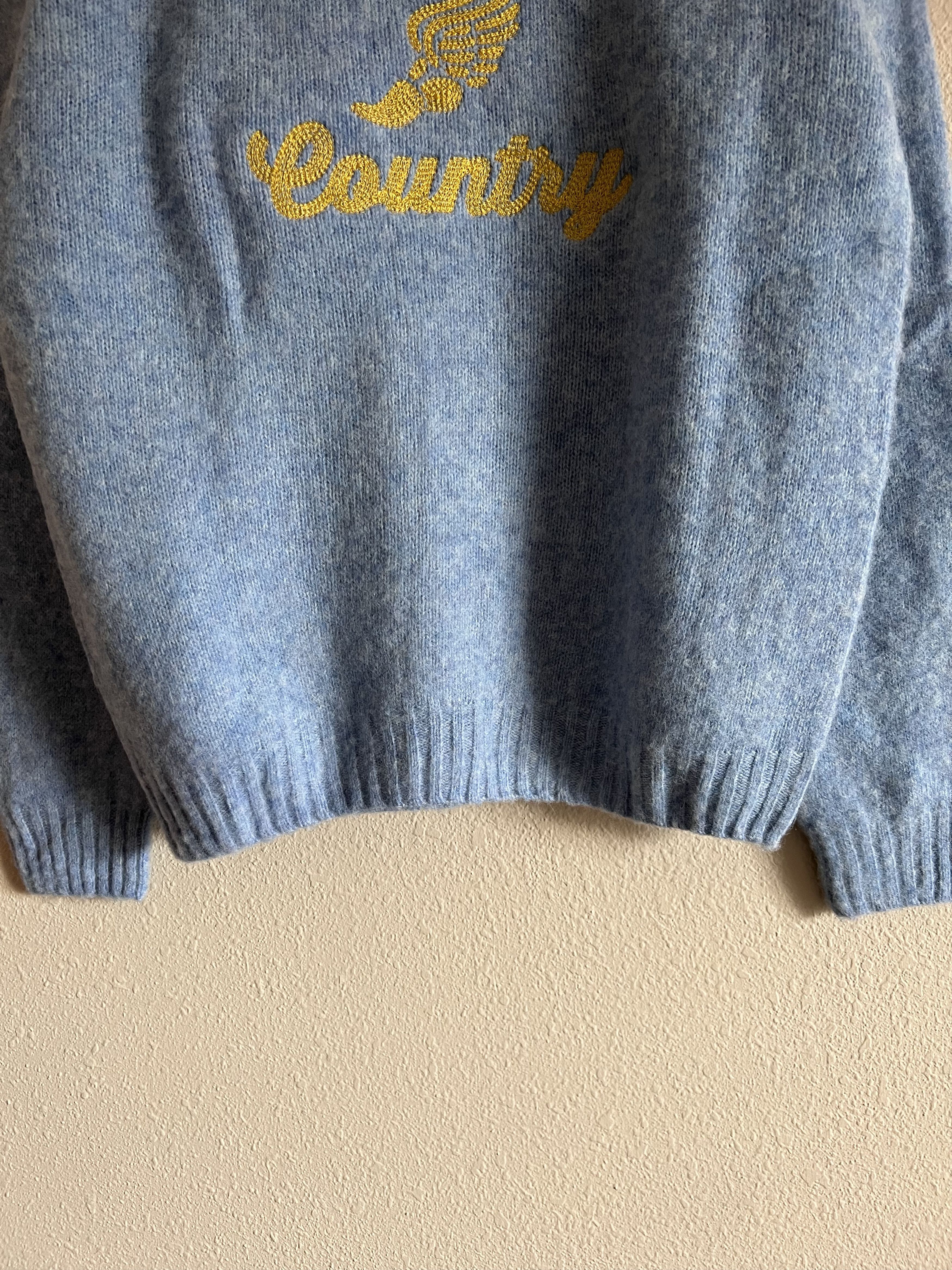 Noah Noah Cross Country Shetland Sweater Ice Sea Size US L / EU 52-54 / 3 - 11 Thumbnail