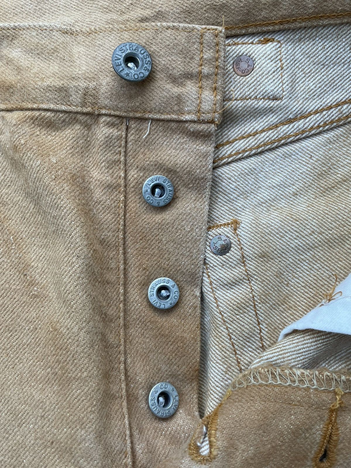 Levi's Vintage 1992 Levis 701 E Denim Size US 30 / EU 46 - 19 Thumbnail