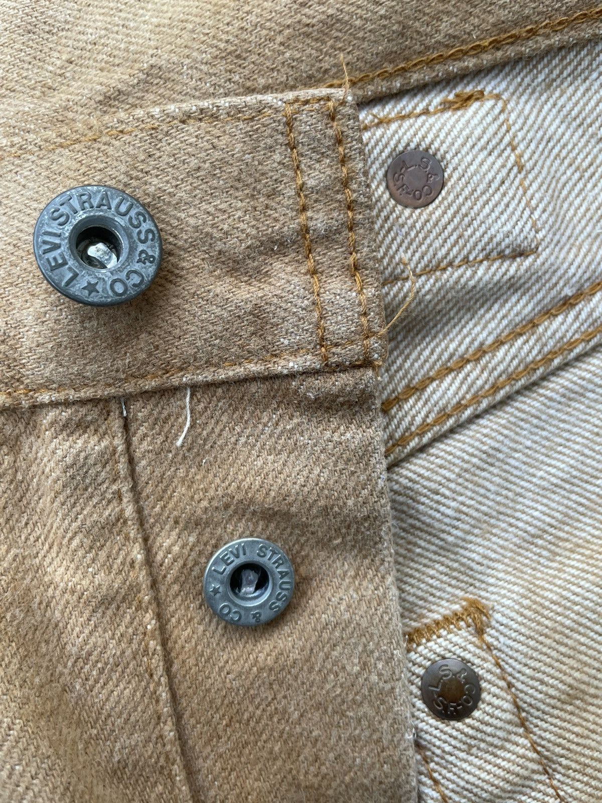 Levi's Vintage 1992 Levis 701 E Denim Size US 30 / EU 46 - 18 Thumbnail