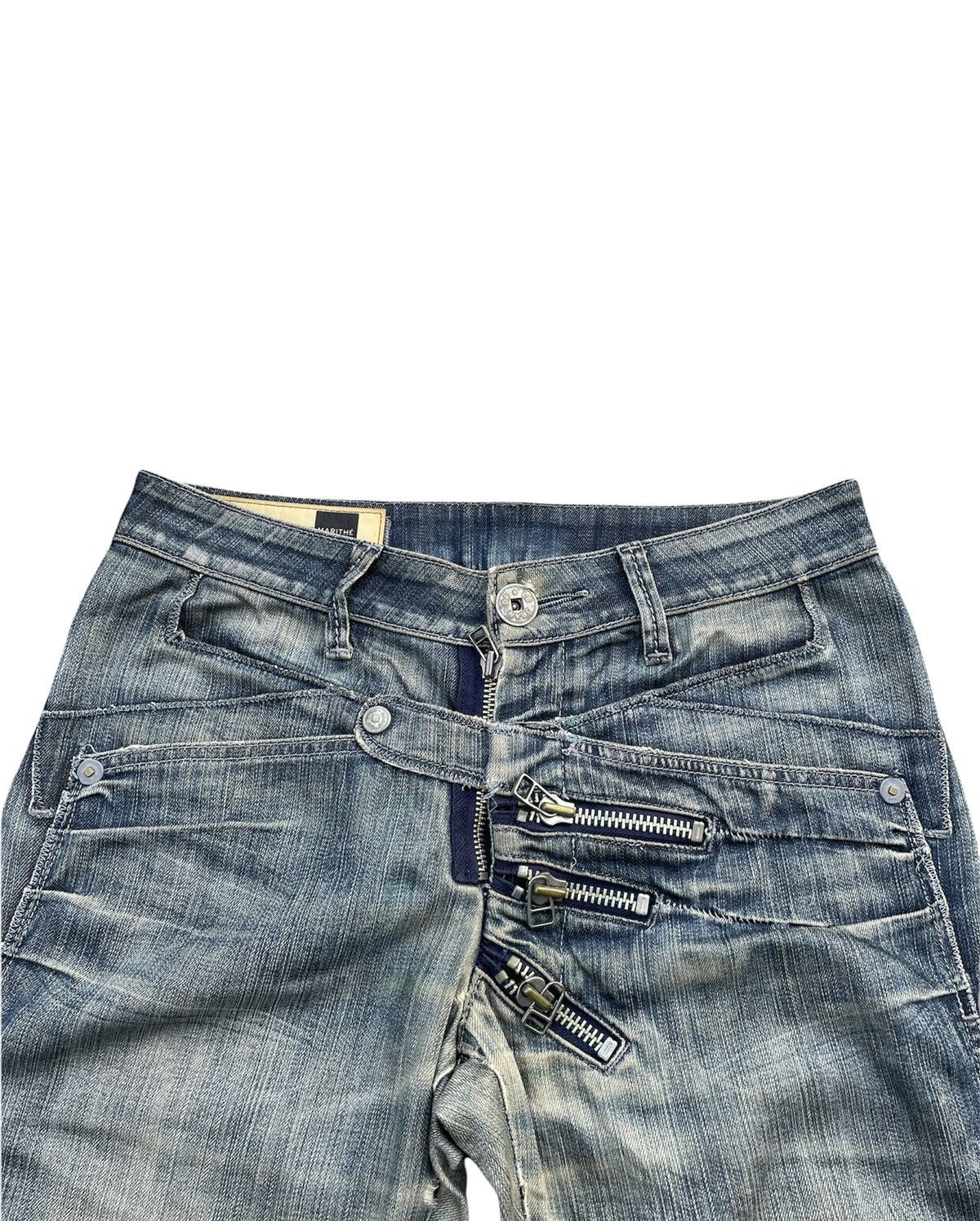 Designer × Marithe + Francois Girbaud Le Jean De Marithe Francois Girbaud Aging Wash Denim Size US 32 / EU 48 - 5 Thumbnail