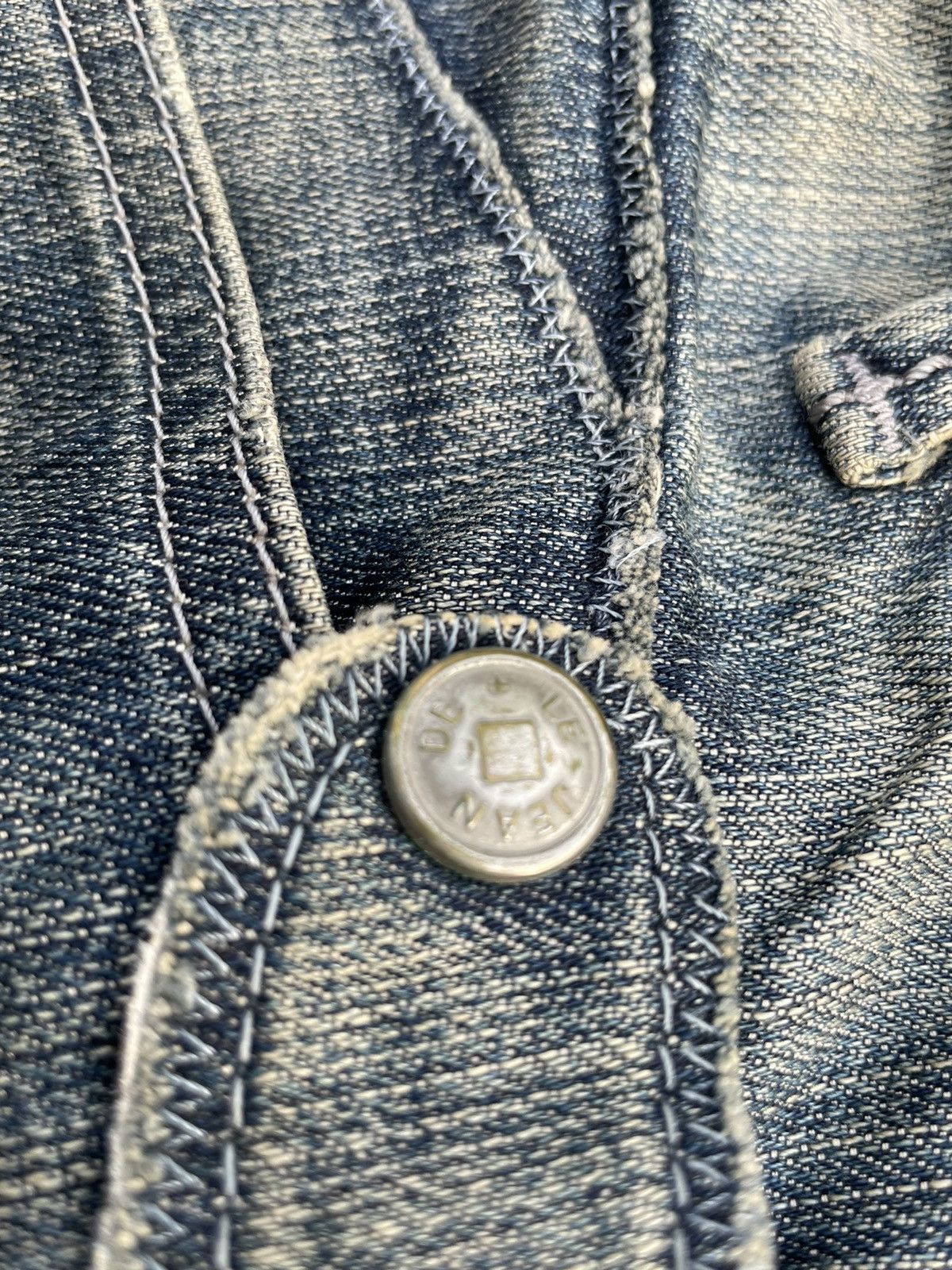 Designer × Marithe + Francois Girbaud Le Jean De Marithe Francois Girbaud Aging Wash Denim Size US 32 / EU 48 - 18 Thumbnail