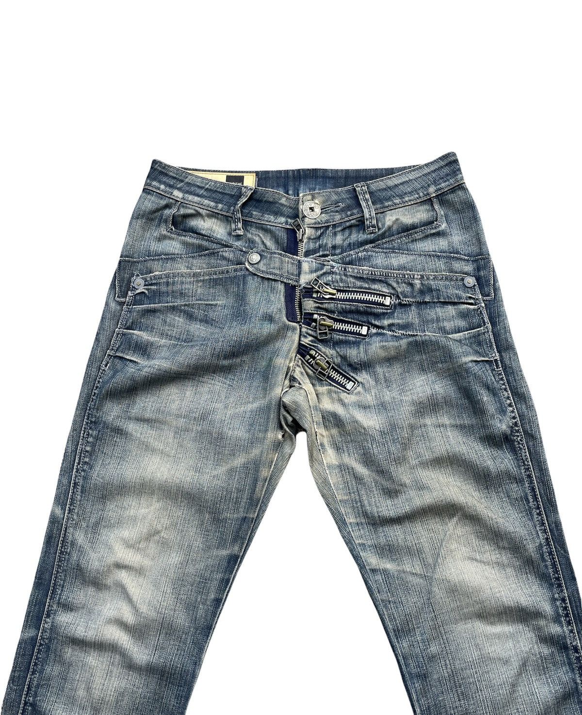 Designer × Marithe + Francois Girbaud Le Jean De Marithe Francois Girbaud Aging Wash Denim Size US 32 / EU 48 - 4 Thumbnail
