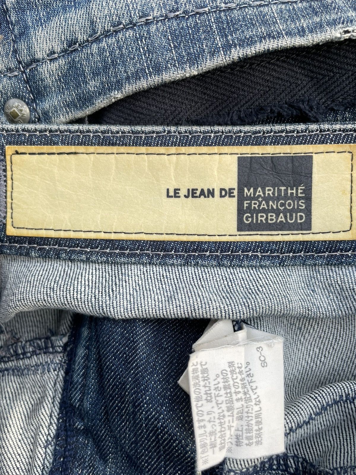 Designer × Marithe + Francois Girbaud Le Jean De Marithe Francois Girbaud Aging Wash Denim Size US 32 / EU 48 - 14 Thumbnail
