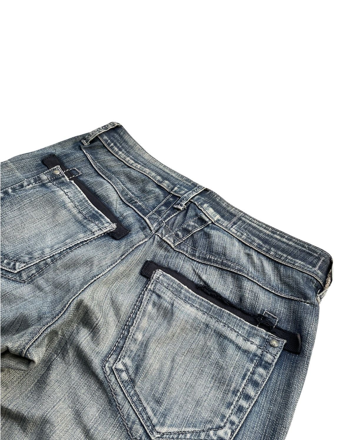 Designer × Marithe + Francois Girbaud Le Jean De Marithe Francois Girbaud Aging Wash Denim Size US 32 / EU 48 - 12 Thumbnail