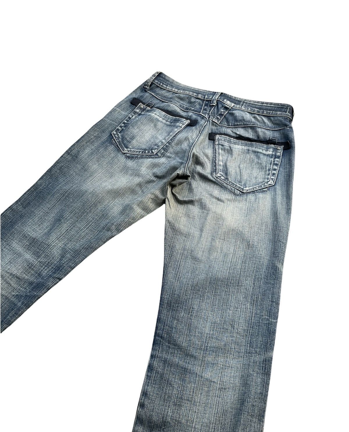 Designer × Marithe + Francois Girbaud Le Jean De Marithe Francois Girbaud Aging Wash Denim Size US 32 / EU 48 - 10 Thumbnail