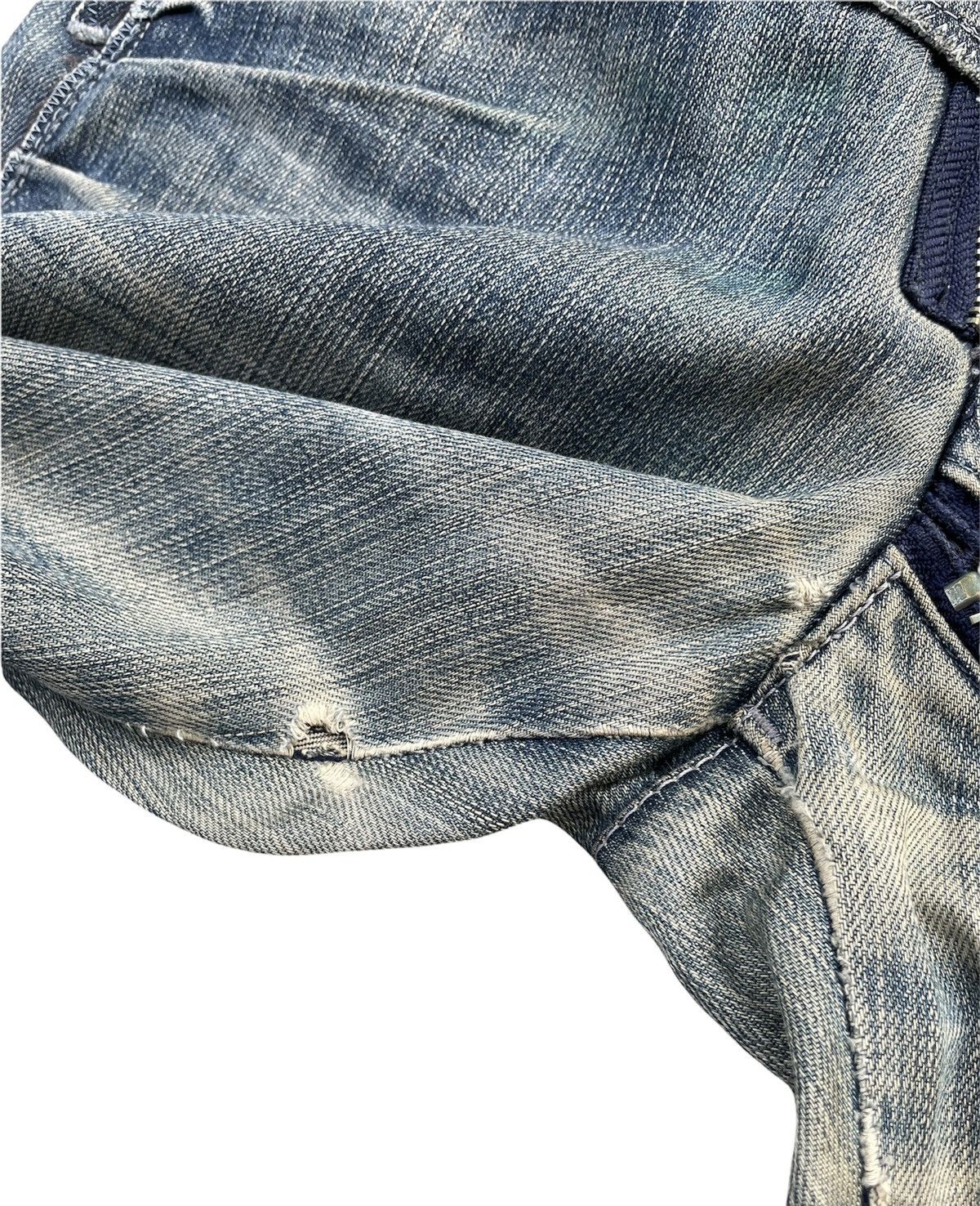 Designer × Marithe + Francois Girbaud Le Jean De Marithe Francois Girbaud Aging Wash Denim Size US 32 / EU 48 - 7 Thumbnail
