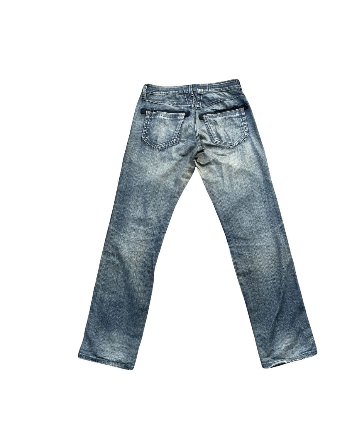 Designer × Marithe + Francois Girbaud Le Jean De Marithe Francois Girbaud Aging Wash Denim Size US 32 / EU 48 - 9 Thumbnail