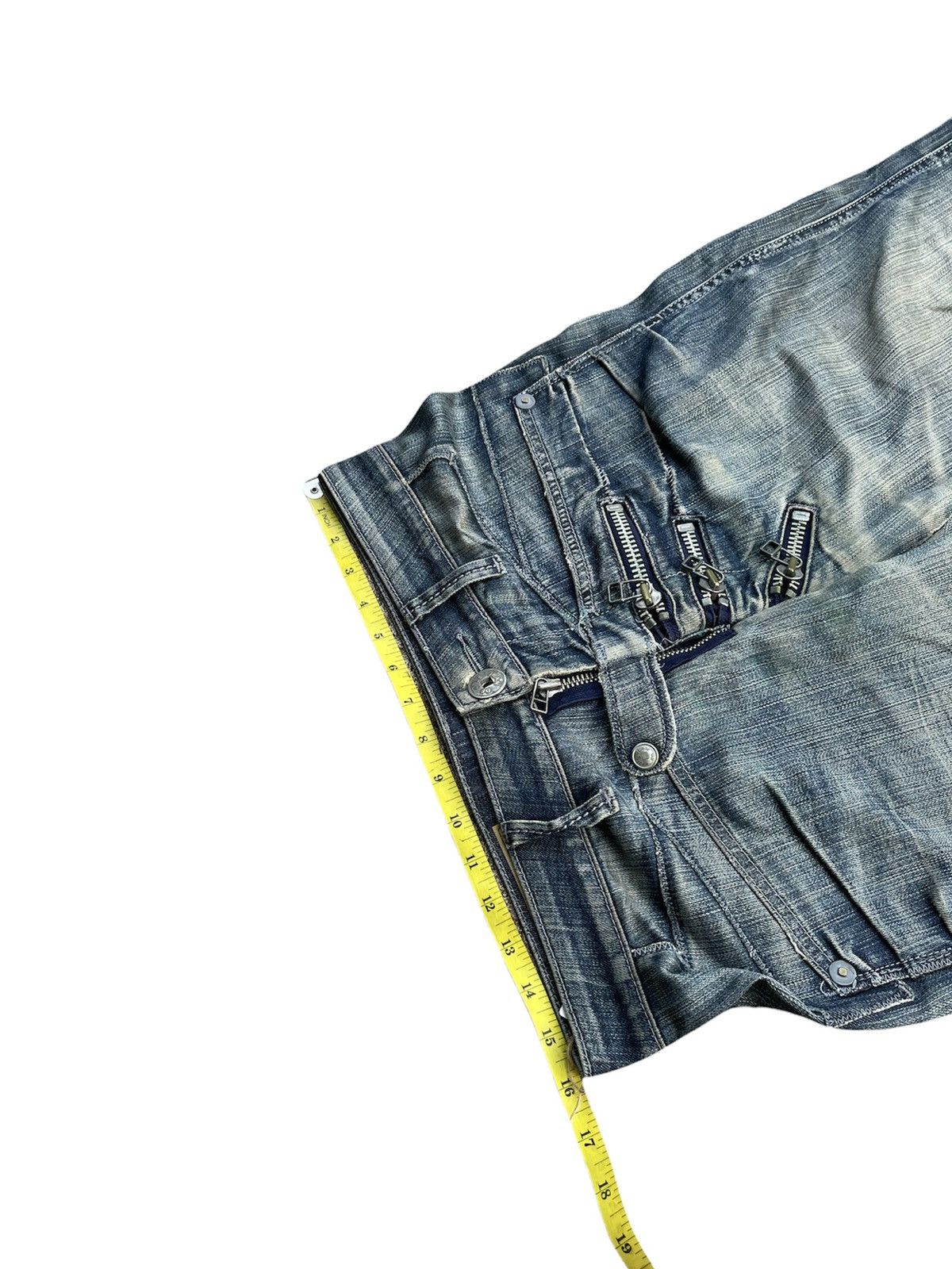 Designer × Marithe + Francois Girbaud Le Jean De Marithe Francois Girbaud Aging Wash Denim Size US 32 / EU 48 - 2 Thumbnail