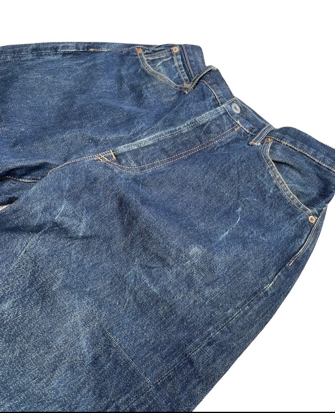If Six Was Nine Vintage Buzz Brater Redline Selvedge Denim Size US 29 - 5 Thumbnail