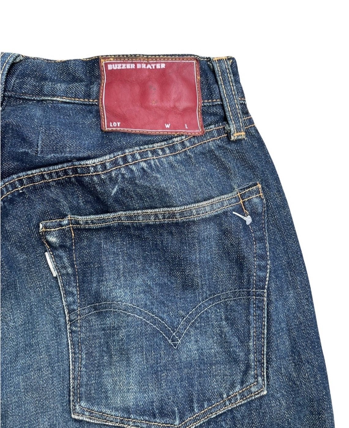 If Six Was Nine Vintage Buzz Brater Redline Selvedge Denim Size US 29 - 15 Thumbnail