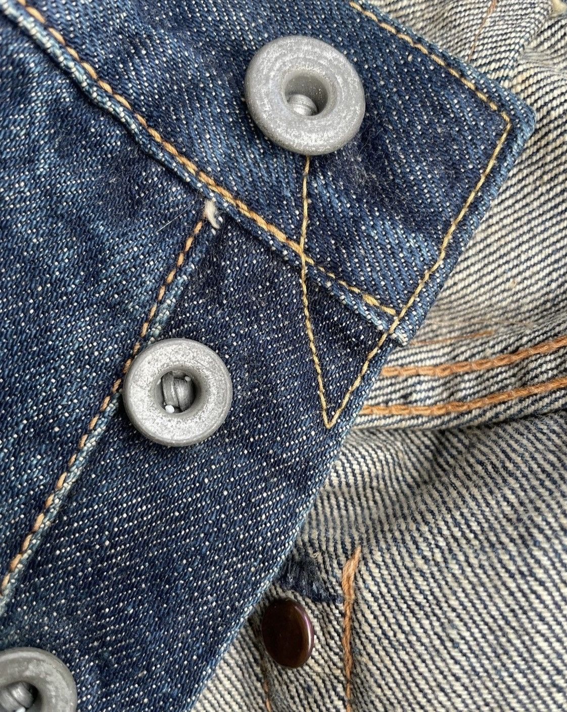 If Six Was Nine Vintage Buzz Brater Redline Selvedge Denim Size US 29 - 10 Thumbnail