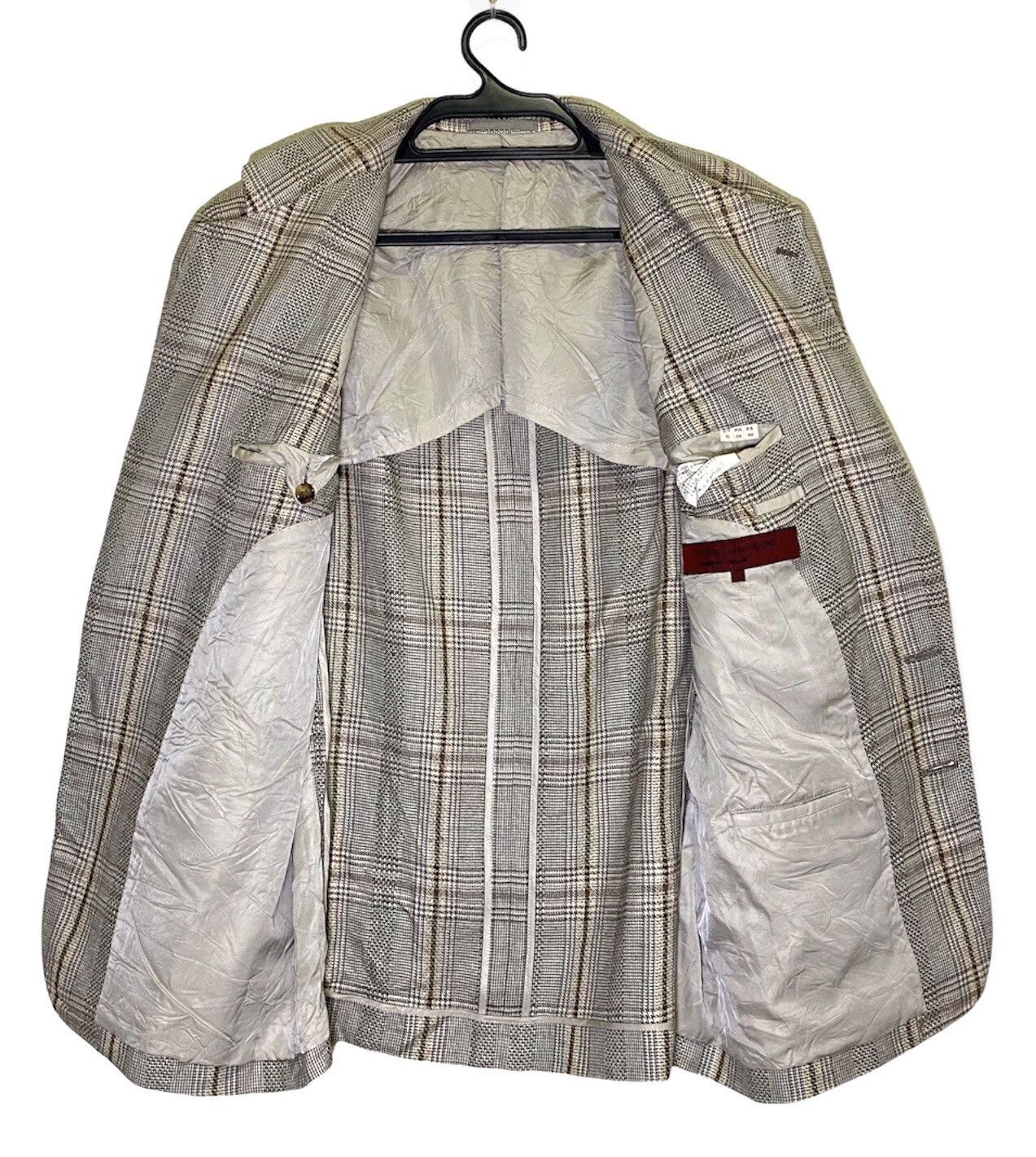 Comme des Garcons Vintage AD1992 COMME des GARÇONS HOMME DEUX Striped Jacket Size 44L - 6 Thumbnail