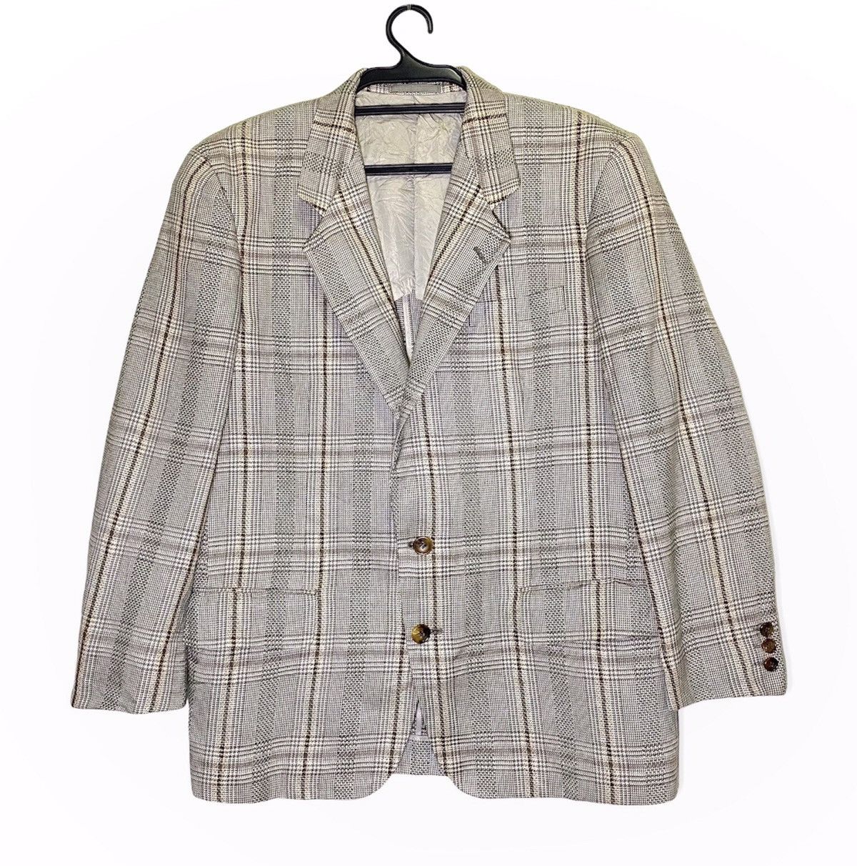 Comme des Garcons Vintage AD1992 COMME des GARÇONS HOMME DEUX Striped Jacket Size 44L - 1 Thumbnail