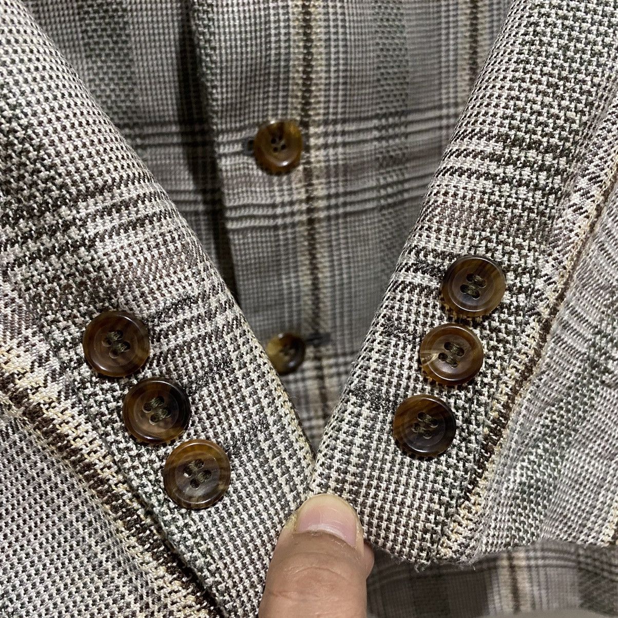 Comme des Garcons Vintage AD1992 COMME des GARÇONS HOMME DEUX Striped Jacket Size 44L - 4 Thumbnail