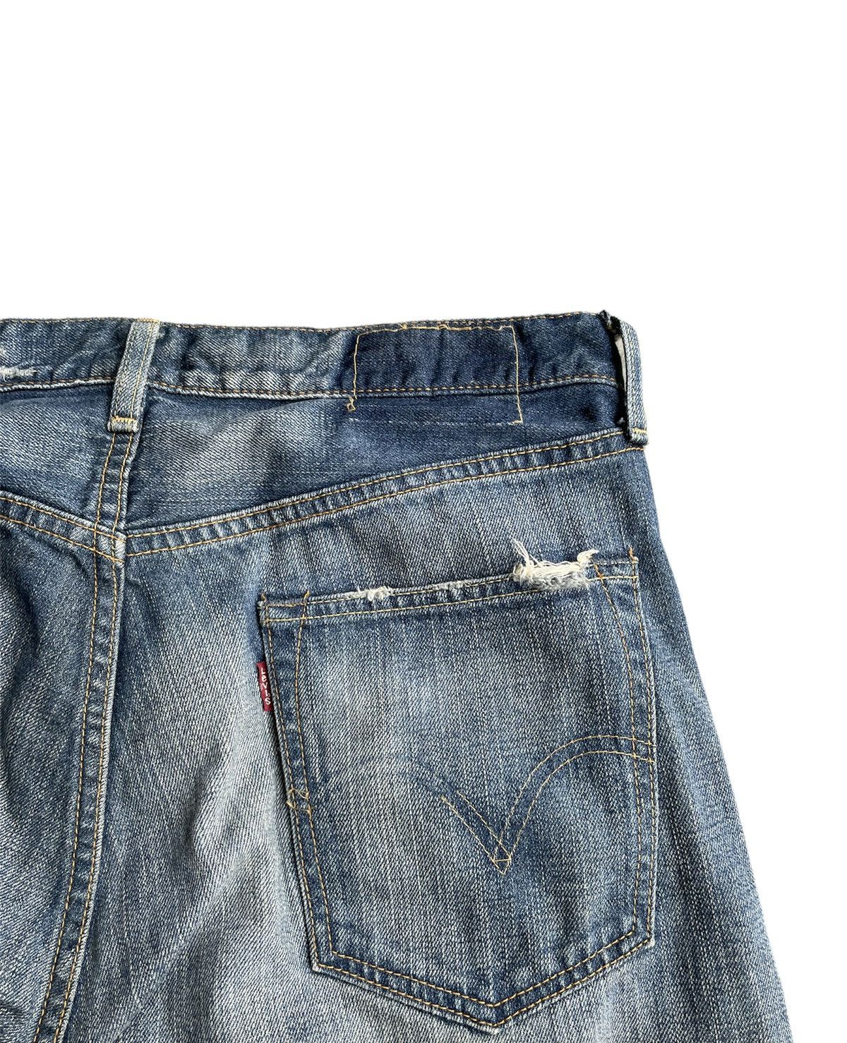 Le Grande Bleu (L.G.B.) × Levi's Levi’s 505 e 2006 Vintage Aging Distressed Denim Size US 34 / EU 50 - 11 Thumbnail
