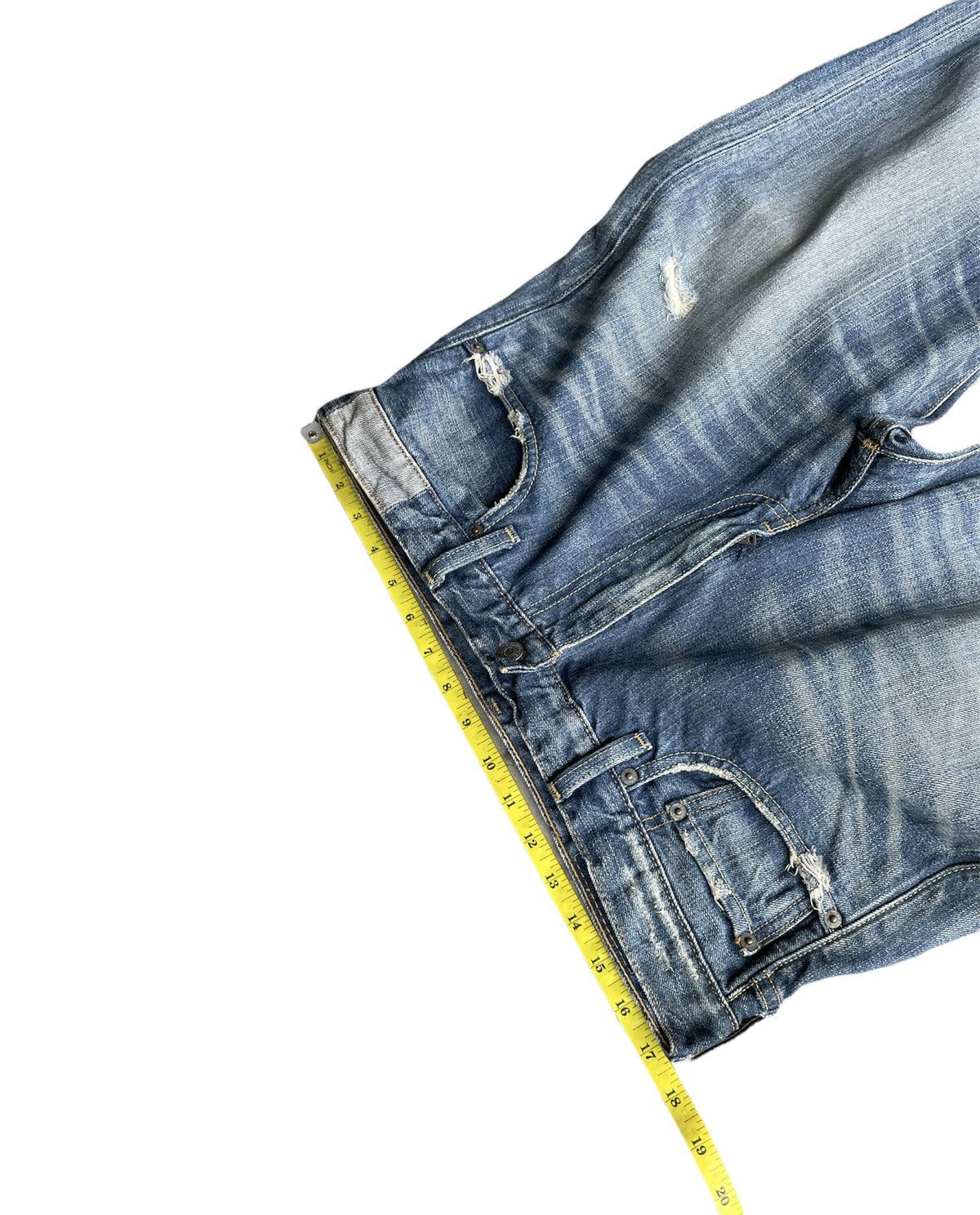 Le Grande Bleu (L.G.B.) × Levi's Levi’s 505 e 2006 Vintage Aging Distressed Denim Size US 34 / EU 50 - 2 Thumbnail