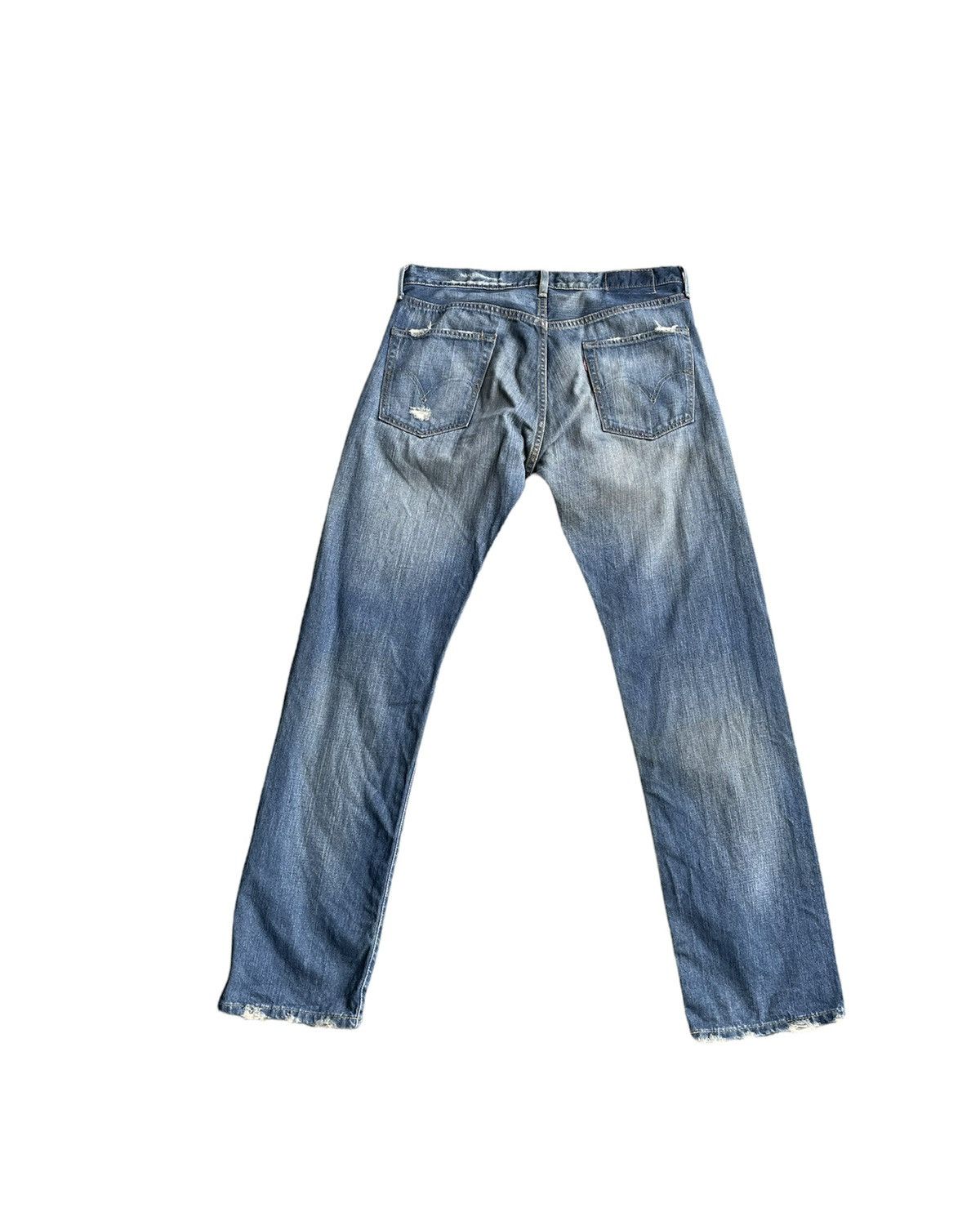 Le Grande Bleu (L.G.B.) × Levi's Levi’s 505 e 2006 Vintage Aging Distressed Denim Size US 34 / EU 50 - 8 Thumbnail