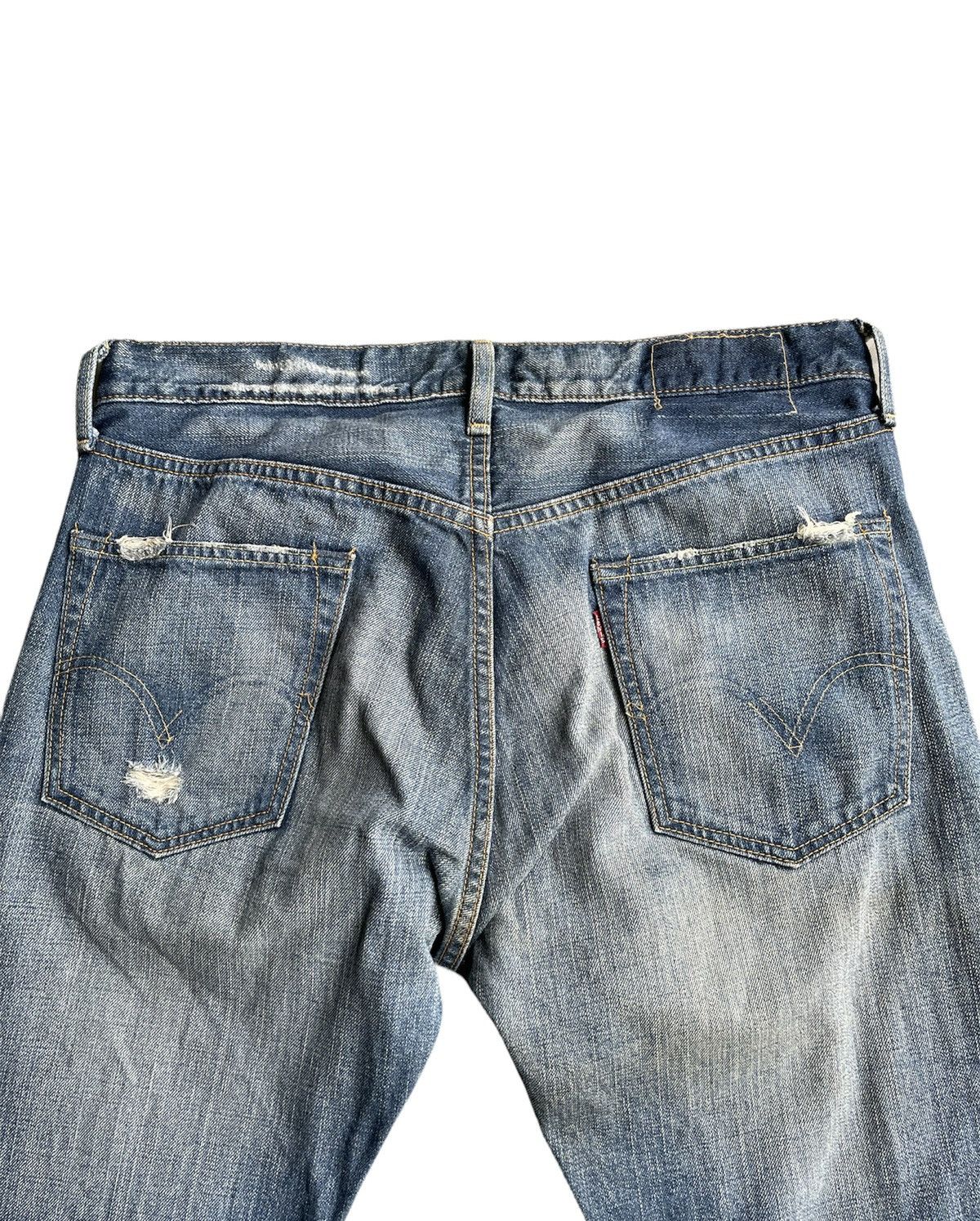 Le Grande Bleu (L.G.B.) × Levi's Levi’s 505 e 2006 Vintage Aging Distressed Denim Size US 34 / EU 50 - 10 Thumbnail