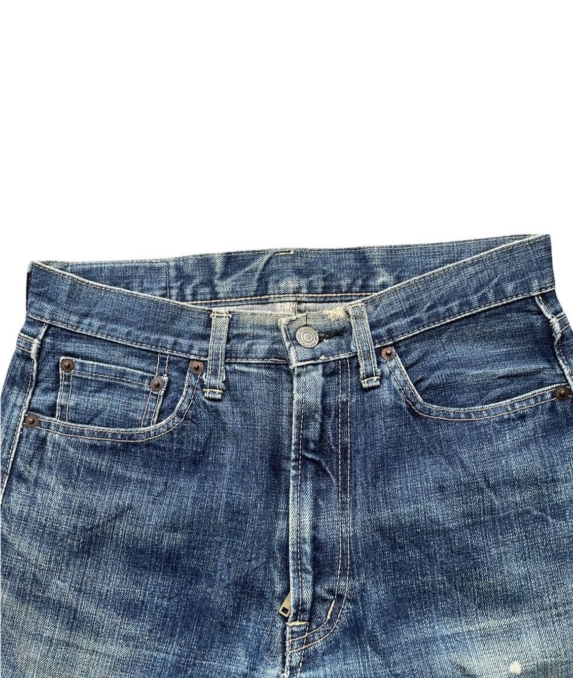 Japanese Brand Vintage Domingo Selvedge Distressed Denim Size US 29 - 8 Thumbnail