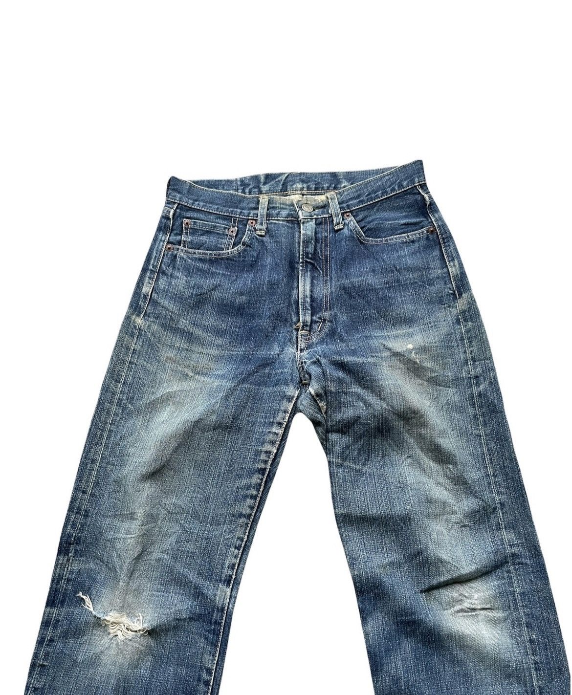 Japanese Brand Vintage Domingo Selvedge Distressed Denim Size US 29 - 4 Thumbnail