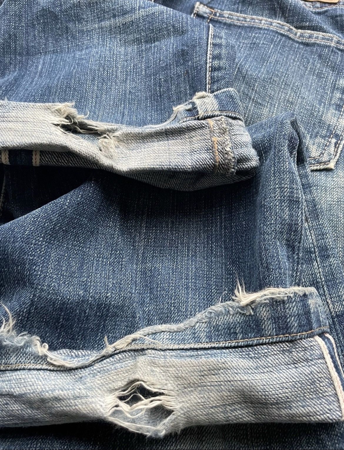 Japanese Brand Vintage Domingo Selvedge Distressed Denim Size US 29 - 18 Thumbnail