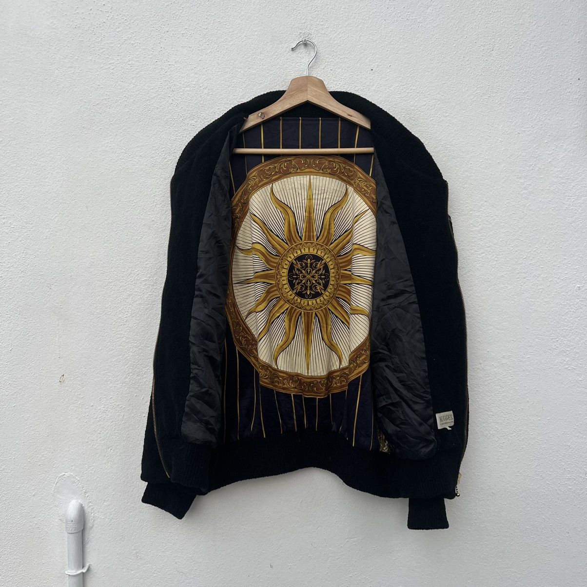 Japanese Brand VINTAGE MUGGER FULL PRINT DESIGN JACKET RARE LINING Size US L / EU 52-54 / 3 - 9 Thumbnail