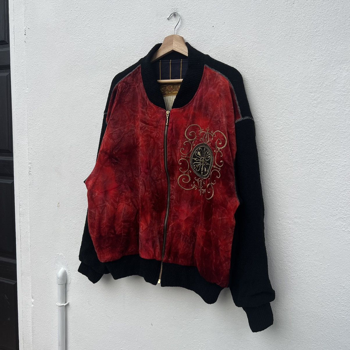 Japanese Brand VINTAGE MUGGER FULL PRINT DESIGN JACKET RARE LINING Size US L / EU 52-54 / 3 - 2 Thumbnail