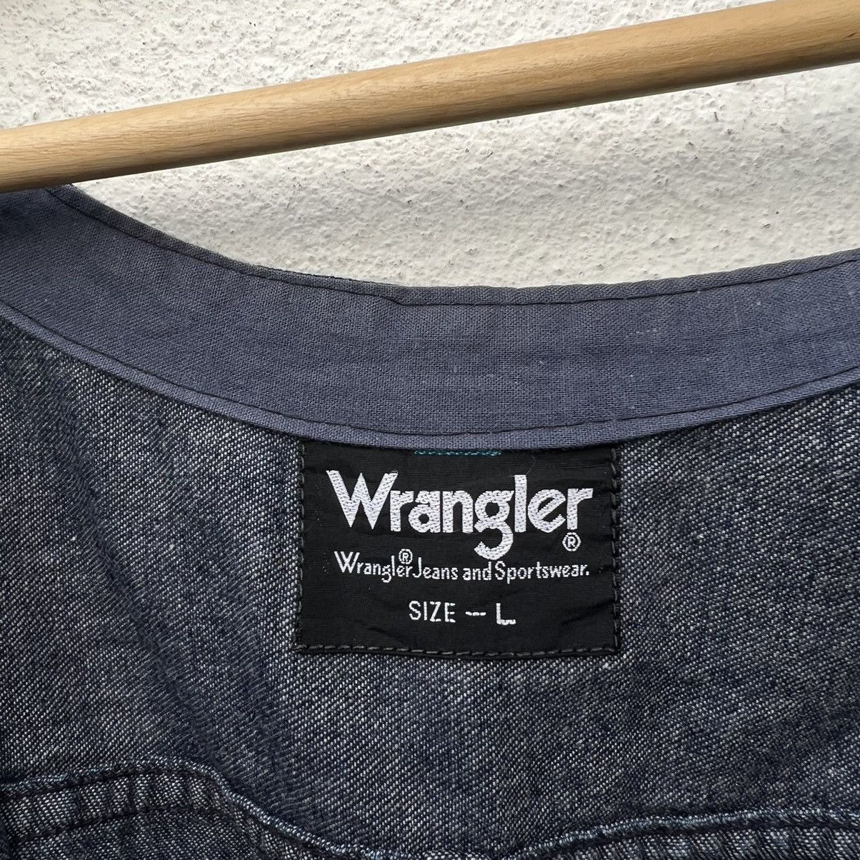 Japanese Brand VINTAGE WRANGLER VEST TANK TOP DENIM DESIGN Size US L / EU 52-54 / 3 - 9 Thumbnail