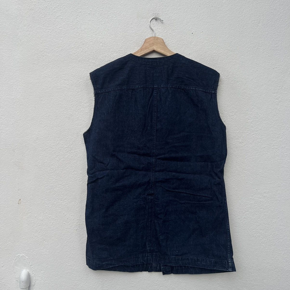 Japanese Brand VINTAGE WRANGLER VEST TANK TOP DENIM DESIGN Size US L / EU 52-54 / 3 - 7 Thumbnail