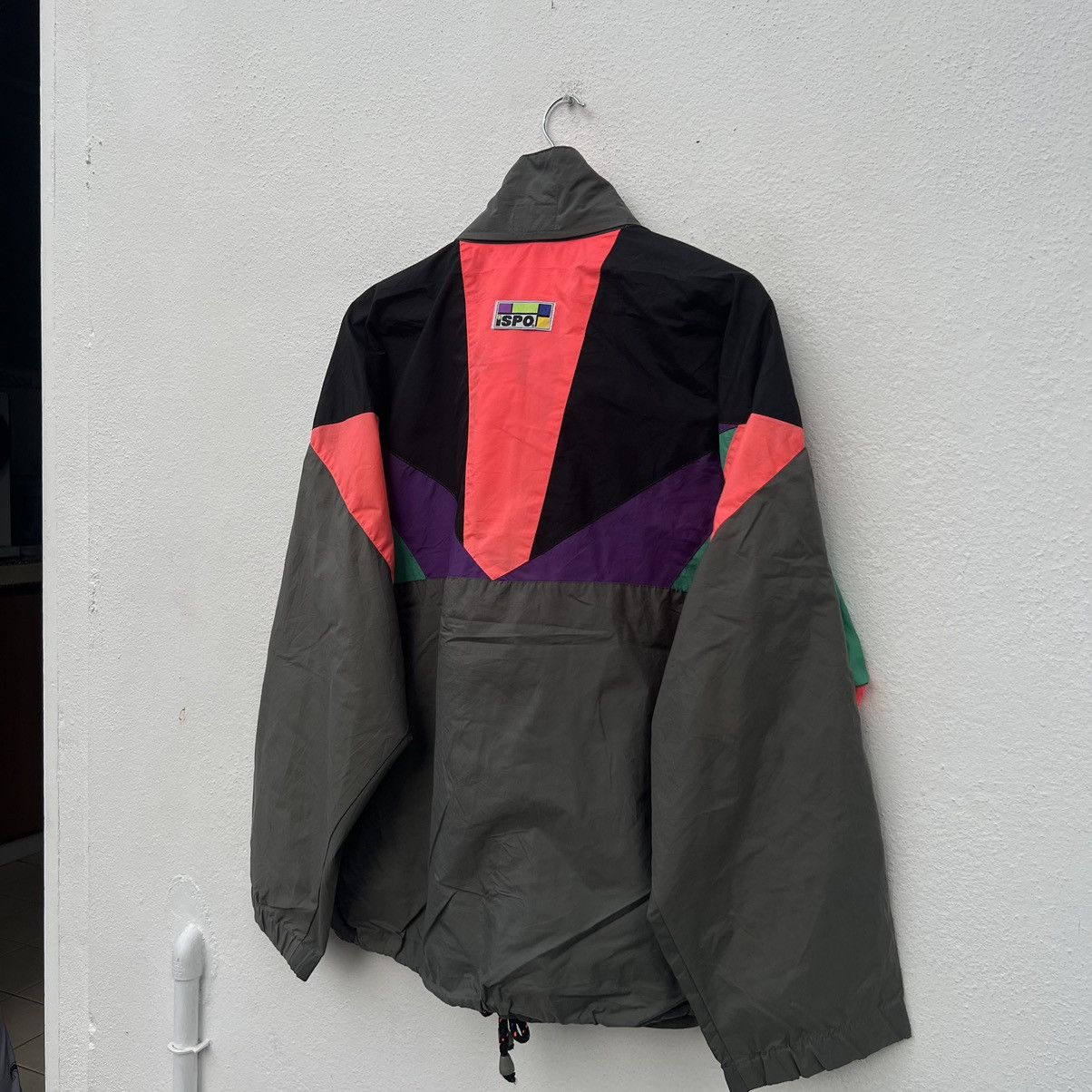 Japanese Brand × Vintage VINTAGE ISPO MULTI COLOUR BOMBER JACKET DESIGN Size US M / EU 48-50 / 2 - 10 Thumbnail
