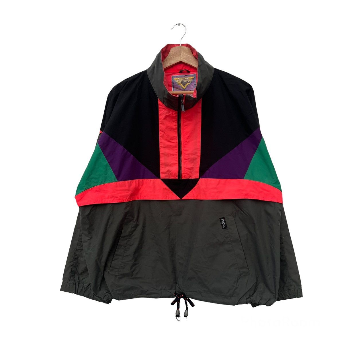 Japanese Brand × Vintage VINTAGE ISPO MULTI COLOUR BOMBER JACKET DESIGN Size US M / EU 48-50 / 2 - 1 Thumbnail