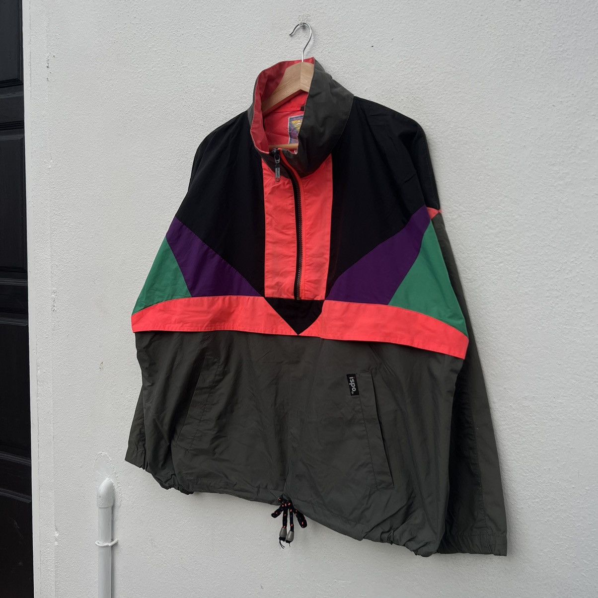 Japanese Brand × Vintage VINTAGE ISPO MULTI COLOUR BOMBER JACKET DESIGN Size US M / EU 48-50 / 2 - 2 Thumbnail