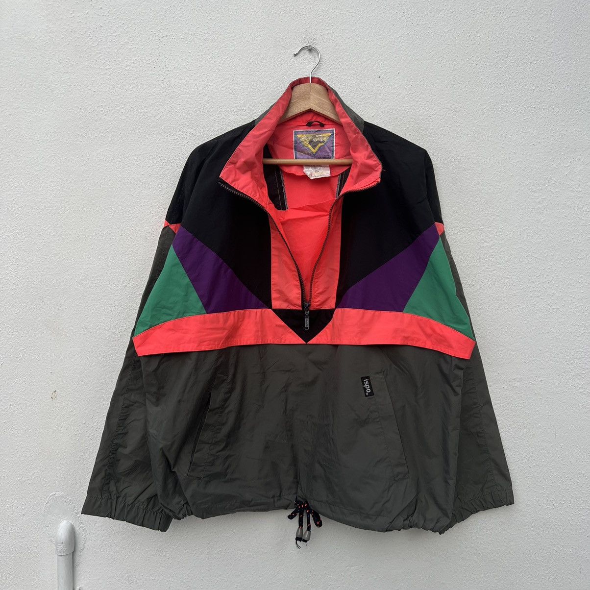 Japanese Brand × Vintage VINTAGE ISPO MULTI COLOUR BOMBER JACKET DESIGN Size US M / EU 48-50 / 2 - 12 Thumbnail