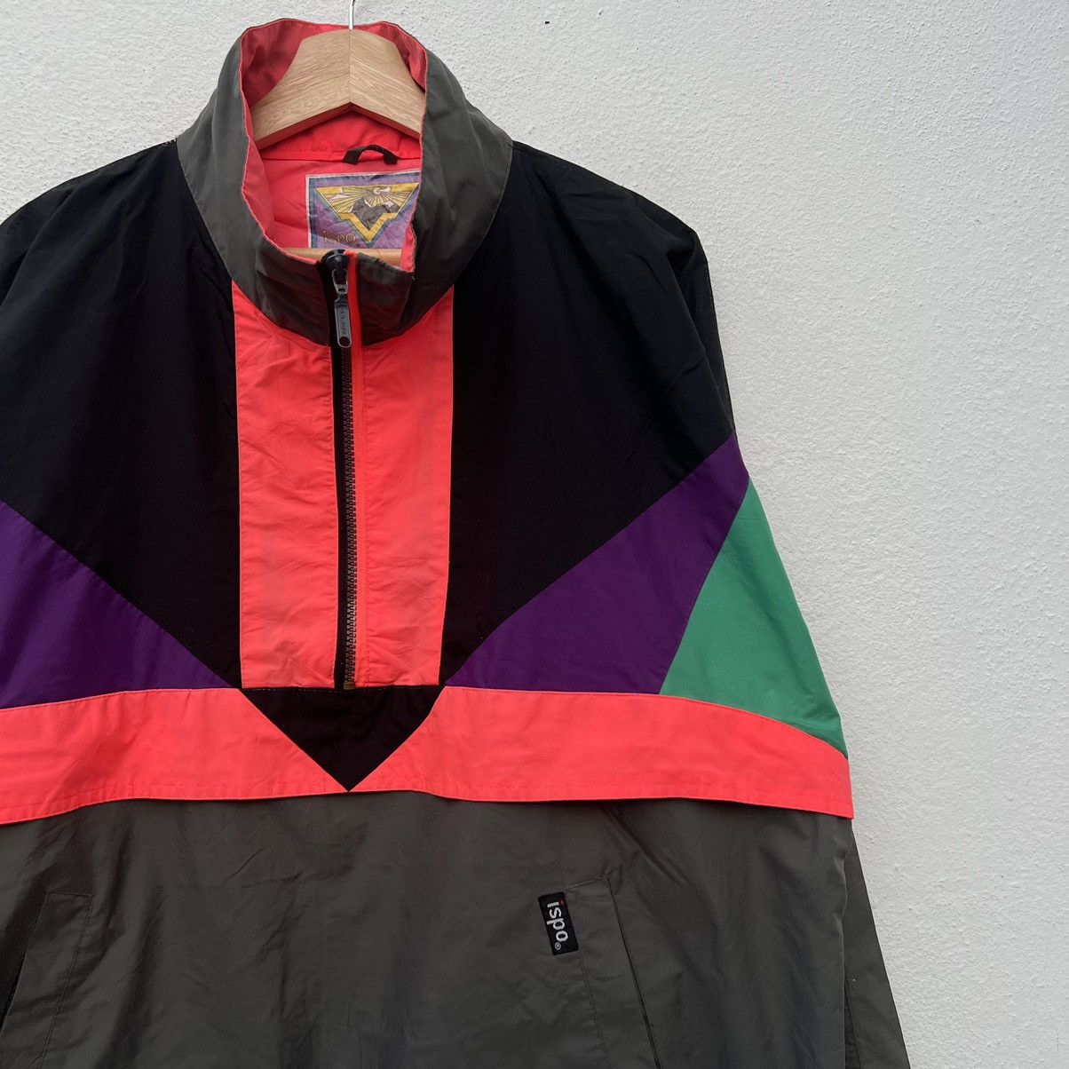 Japanese Brand × Vintage VINTAGE ISPO MULTI COLOUR BOMBER JACKET DESIGN Size US M / EU 48-50 / 2 - 6 Thumbnail