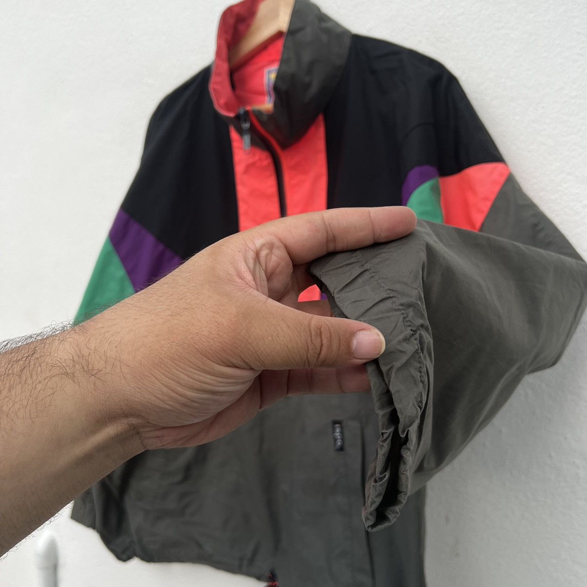 Japanese Brand × Vintage VINTAGE ISPO MULTI COLOUR BOMBER JACKET DESIGN Size US M / EU 48-50 / 2 - 8 Thumbnail