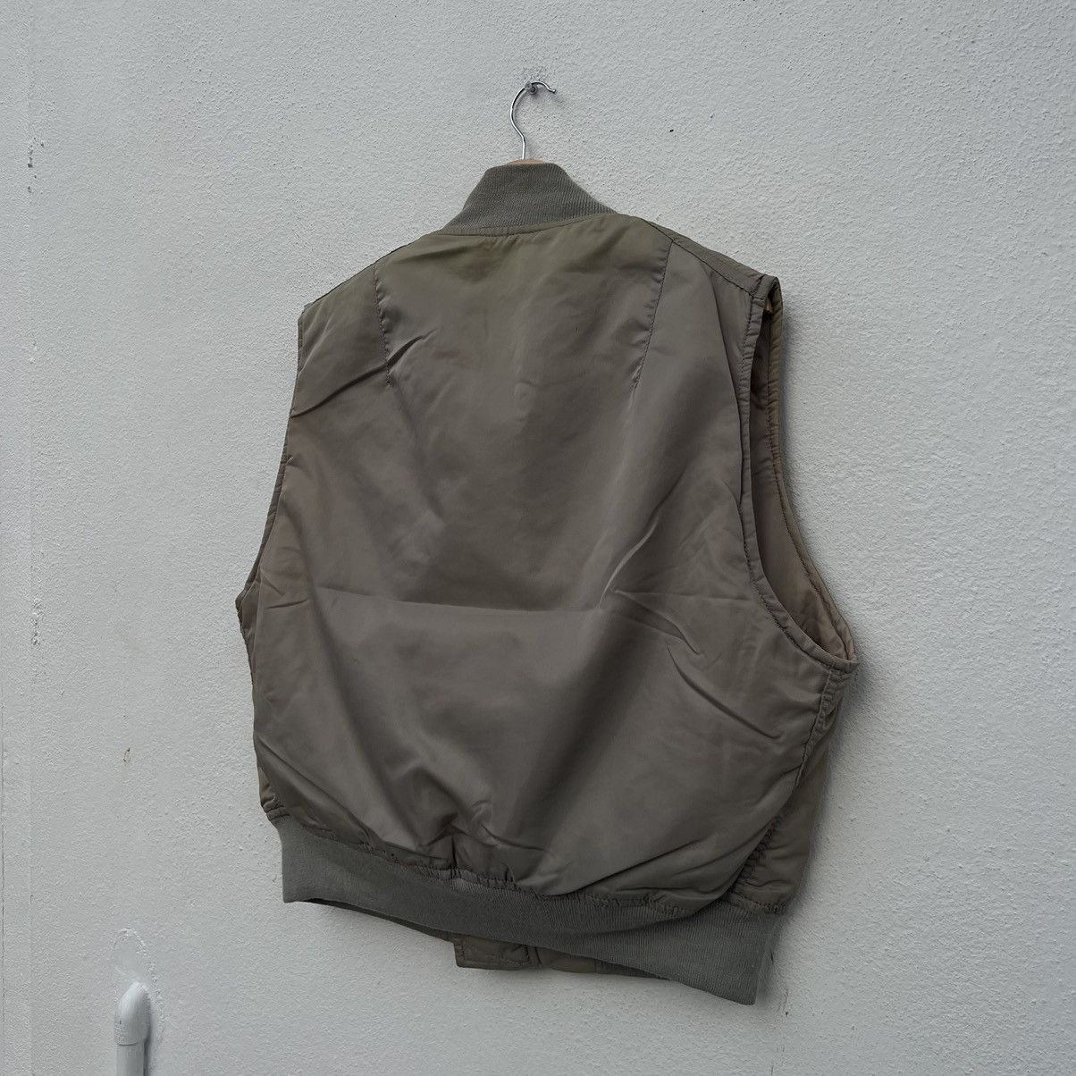 Vintage VINTAGE MA-1 BOMBER VEST HOUSTON INC MILITARY WEAR Size US L / EU 52-54 / 3 - 7 Thumbnail