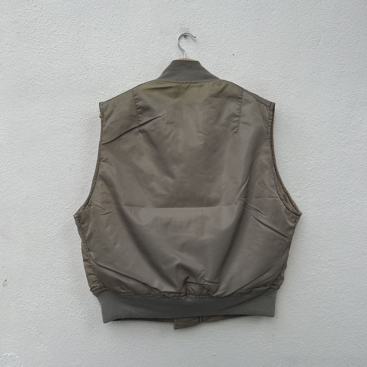 Vintage VINTAGE MA-1 BOMBER VEST HOUSTON INC MILITARY WEAR Size US L / EU 52-54 / 3 - 6 Thumbnail