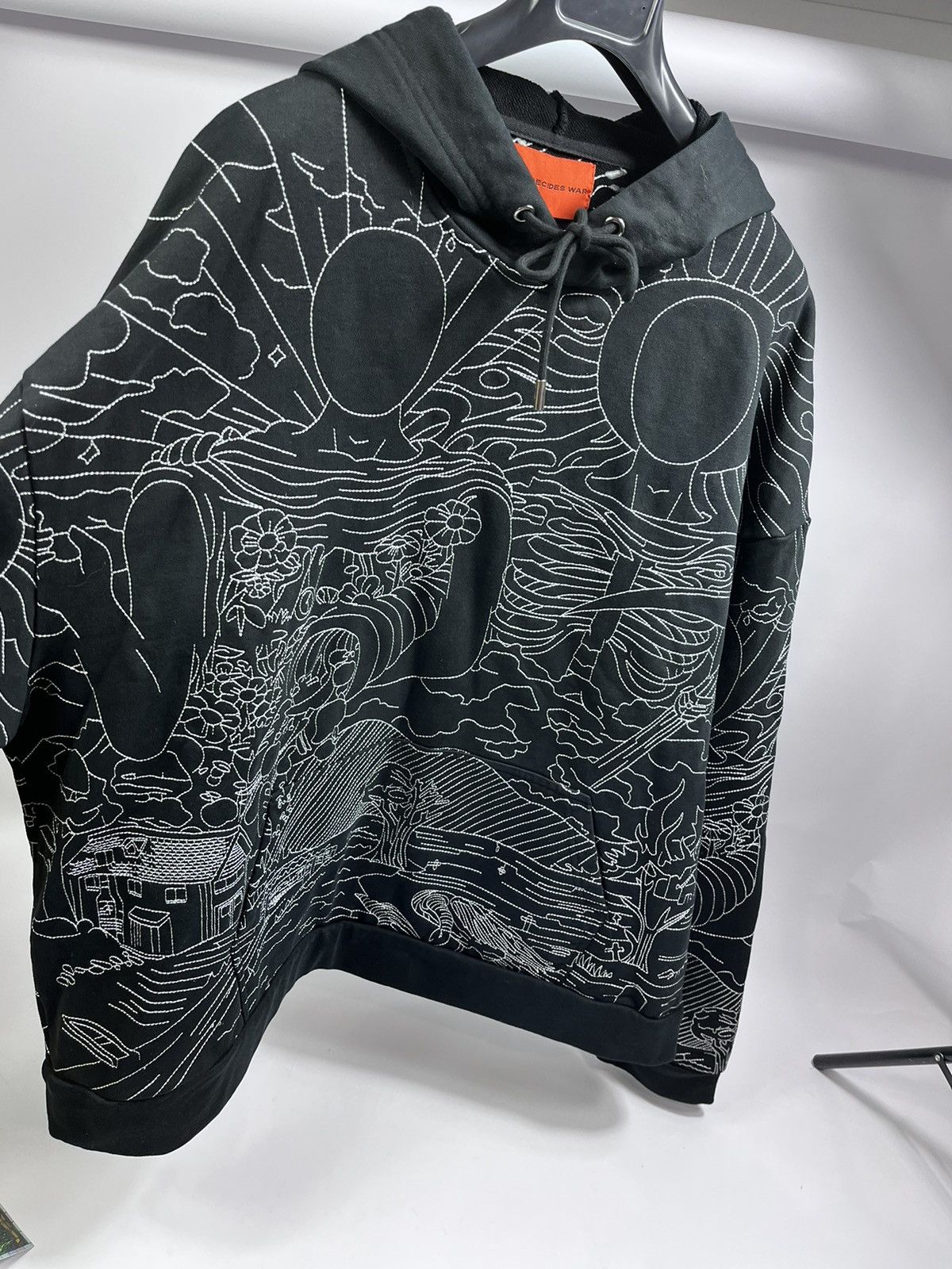 Who Decides War WHO DECIDES WAR DUALITY MRDR BRVDO EMBROIDERED HOODIE Size US XL / EU 56 / 4 - 3 Thumbnail