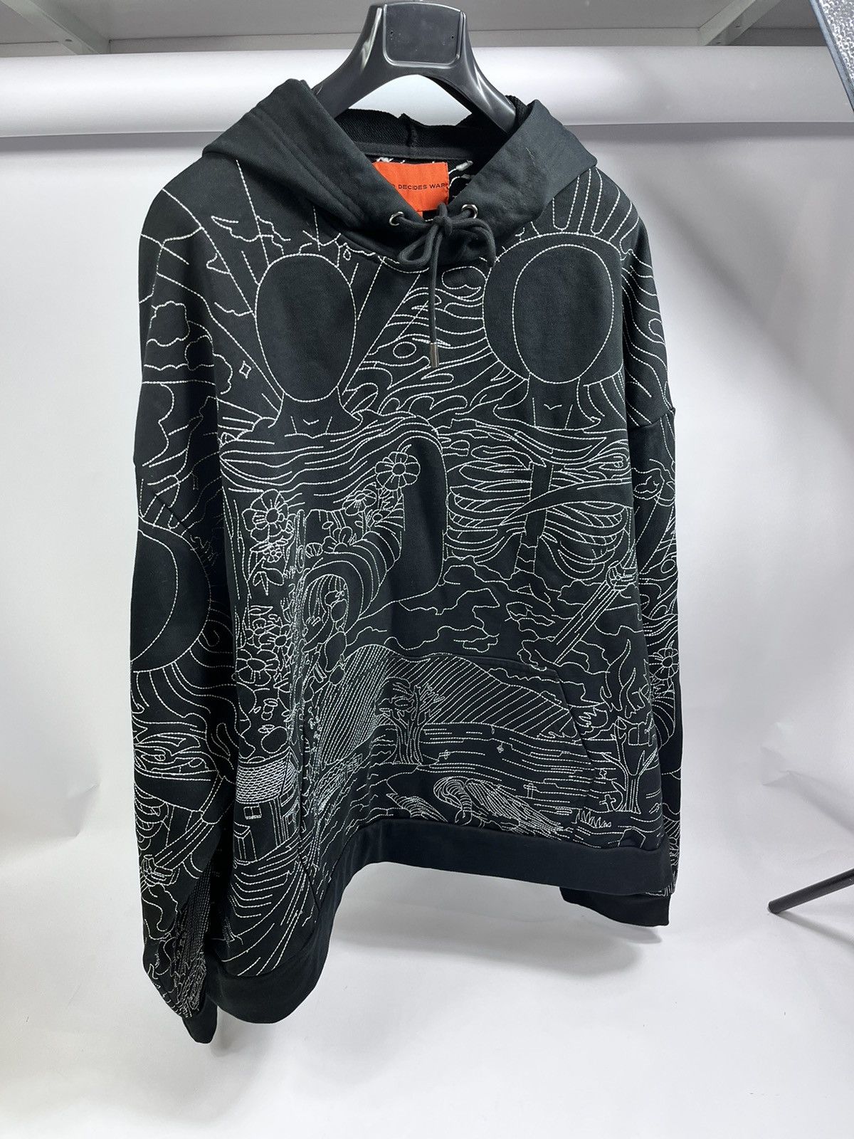 Who Decides War WHO DECIDES WAR DUALITY MRDR BRVDO EMBROIDERED HOODIE Size US XL / EU 56 / 4 - 1 Thumbnail