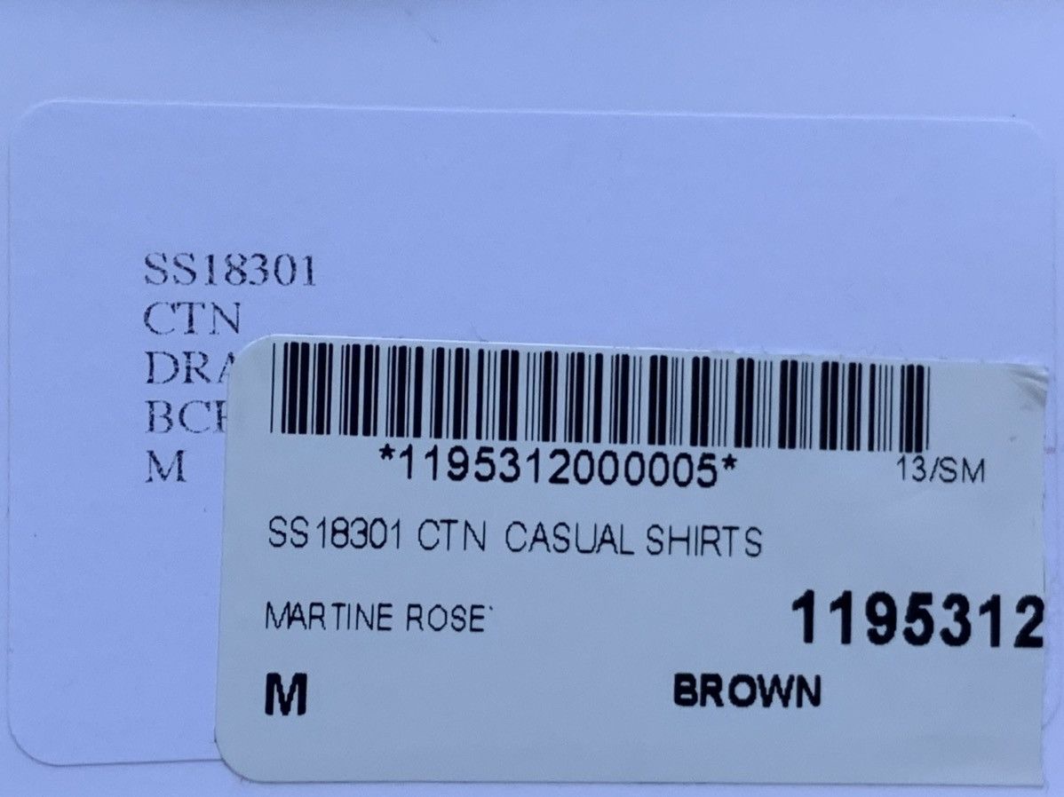 Martine Rose MARTINE ROSE DRAW CORD CASUAL SHIRT Size US M / EU 48-50 / 2 - 15 Thumbnail