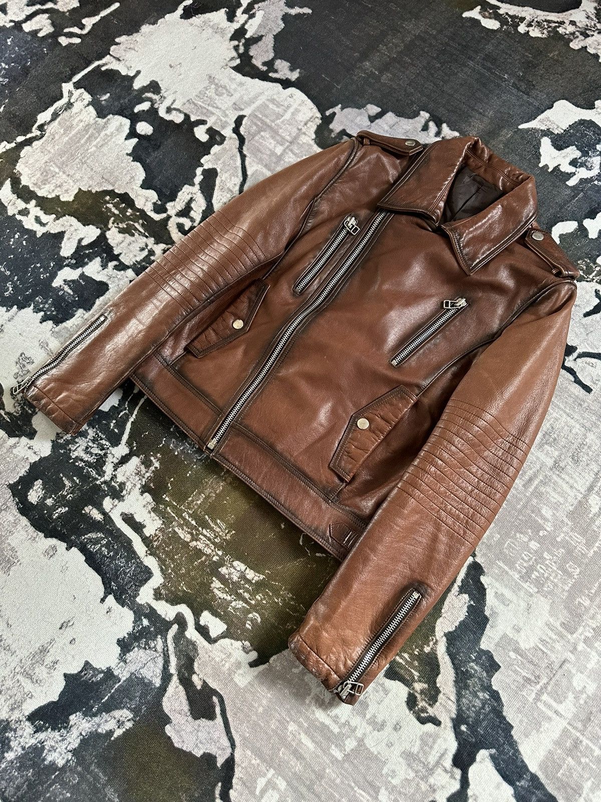 Japanese Brand Archive 206 Homme Biker leather jacket Size US M / EU 48-50 / 2 - 4 Thumbnail