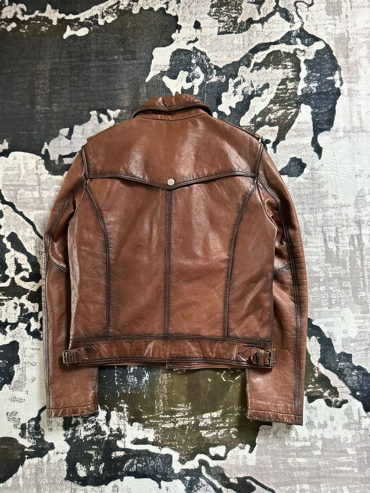 Japanese Brand Archive 206 Homme Biker leather jacket Size US M / EU 48-50 / 2 - 14 Thumbnail