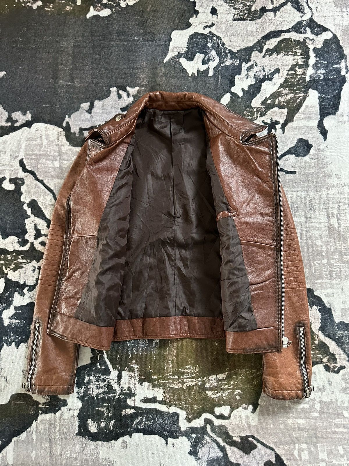 Japanese Brand Archive 206 Homme Biker leather jacket Size US M / EU 48-50 / 2 - 9 Thumbnail